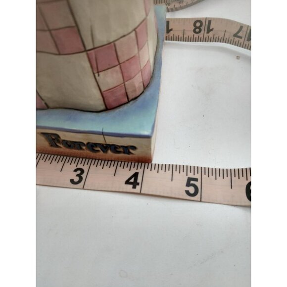 Jim Shore "Together Forever" Hand-Painted Figurine 9-1/2" Tall W/Patchwork Desig - Picture 6 of 6